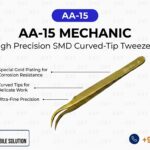 Category: Tool's Box, Tweezers, Screwdrivers, Pliers AA-15 MECHANIC High Precision SMD Curved Tweezers