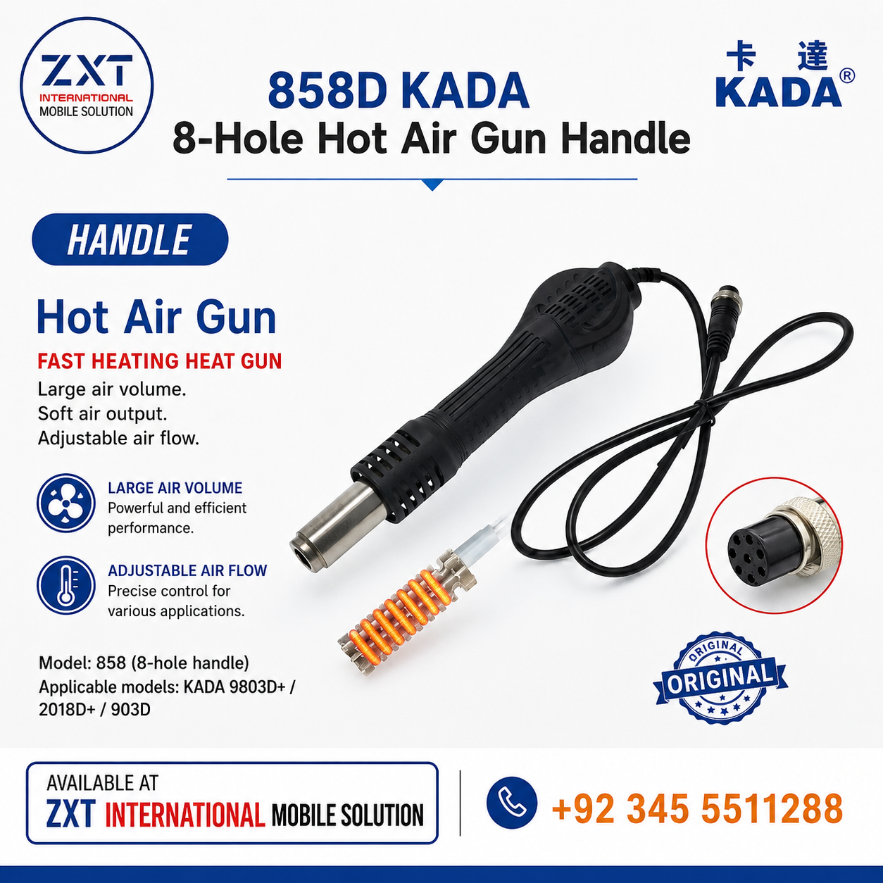 bafd807b-55e3-469f-b19b-06c9ef55b428 Hot Air Gun - Image 1