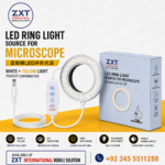 SOPTOP LED Ring Light Source for Microscope | Adjustable White & Yellow LED Light for PCB & Mobile Repair
