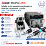 SUGON 8650Pro 1300W Hot Air Rework Station 2025 Edition for Mobile Phone Repair
