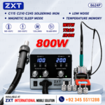 Kaisi 8624P 800W 2-in-1 Hot Air Gun & Soldering Iron Rework Station for Mobile Repair