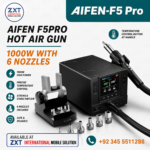 Aifen F5 Pro 1000W Digital Display Hot Air Gun BGA Rework Station with 6 Nozzles