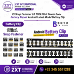 iO Snap Fastener LB TOOL 12-in-1 Android Battery Clip | Power Boot & Battery Repair Tool