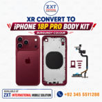 Convert Mobile Phone Housing for iPhone XR Convert To 18 Pro Burgendy colour